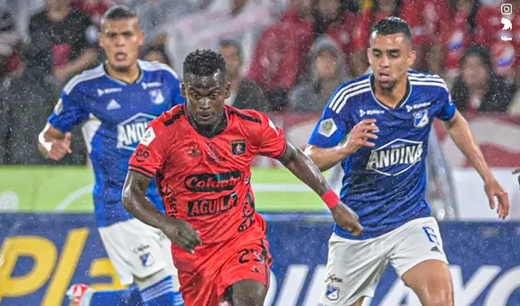 América de Cali ganó 1-0 a Millonarios y se consolida en el segundo lugar de la Liga BetPlay