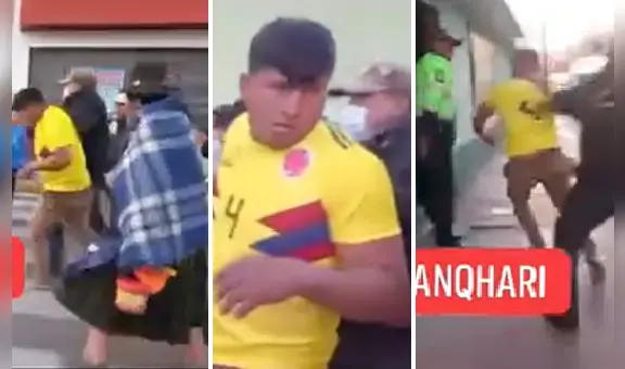 Presunto ladrón ingresó corriendo a comisaría en Puno para evitar ser azotado por vecinos