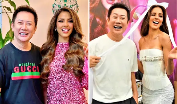 Luciana Fuster, miss Grand 2023, sorprende al ponerle curioso apodo al presidente del certamen Mr. Nawat
