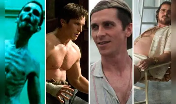 Las transformaciones más extremas de Christian Bale, el actor de ‘Batman: el caballero de la noche’
