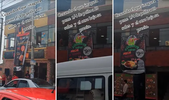 Peruano inaugura restaurante y ofrece ¼ de POLLO a S/10 y su competencia lo remata a S/9: “Guerra de precios”
