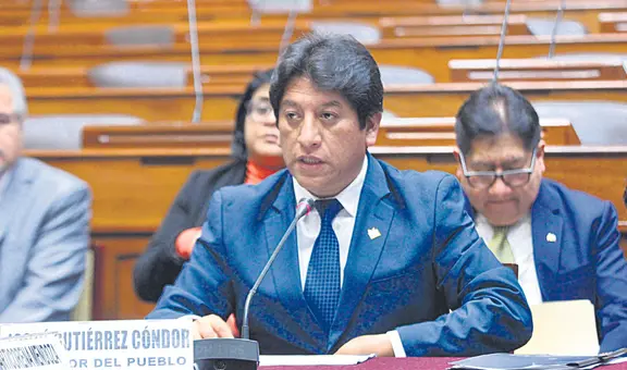 Defensor de Pueblo, Josué Gutiérrez, sin argumentos en sustento de proyecto