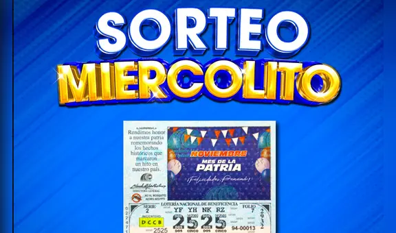 Lotería Nacional de Panamá EN DIRECTO: resultados de HOY, jueves 2 de noviembre, por Telemetro