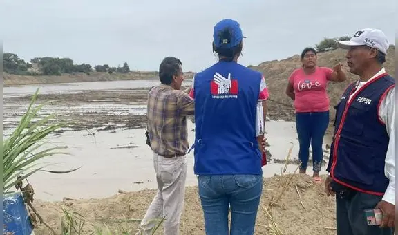 Chiclayo: confirman daños a cultivos durante obra de prevención en ríos Chancay y Reque
