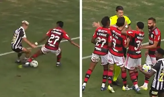 Yeferson Soteldo metió una 'huacha' y desató una pelea entre hinchas y jugadores de Flamengo