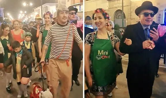 Familia de Cusco es viral tras disfrazarse de los personajes del 'Chavo del 8': “Qué bonita vecindad”
