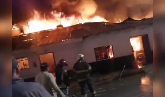 Profesor y adulta mayor mueren en fuerte incendio en Amazonas