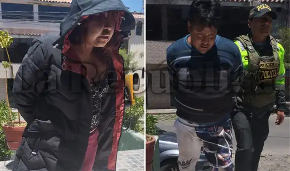 PNP revela cómo operaba pareja dedicada al presunto robo y pepeo de taxistas en Arequipa