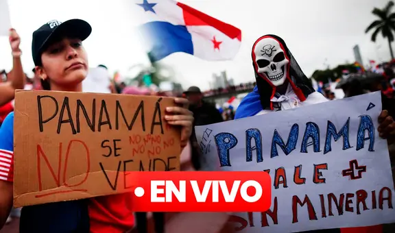 Protestas Panamá EN VIVO: últimas noticias del cierre de vías y marchas en contra la explotación minera