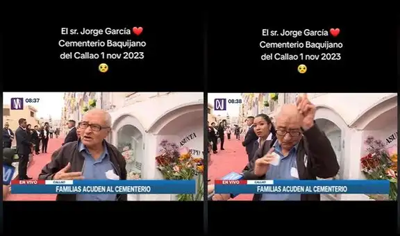 Abuelito se vuelve viral por reafirmar amor a esposa, fallecida hace 24 años: "La única, no hubo más"