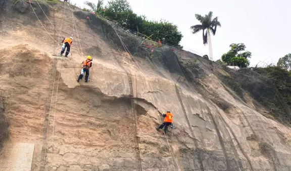 Falta de geomallas en acantilado de la Costa Verde se debe a un "tema presupuestal", afirmó MML