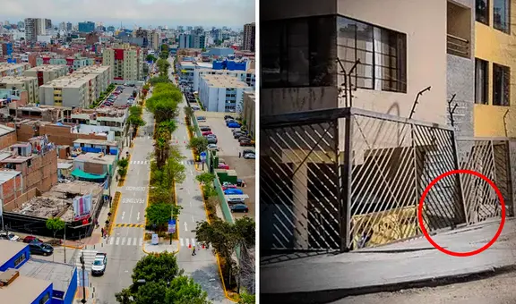 ¿En qué distrito se encuentra el “barrio hundido” de LIMA y cuál es la razón detrás de su grave estado?