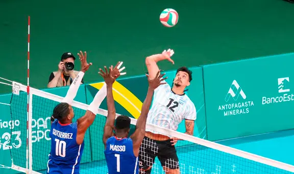 ¡Pesó la jerarquía! Argentina venció 3-1 a Cuba y va a la final del vóley masculino de los Panamericanos 2023