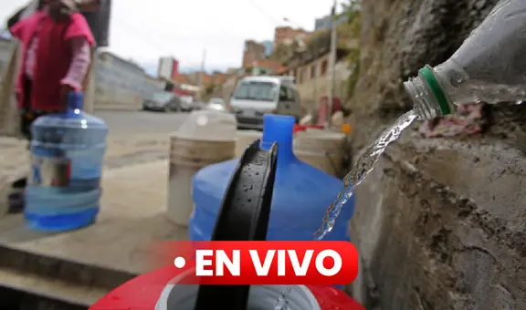 Corte de agua en Callao hoy EN VIVO: horarios, zonas y puntos de abastecimiento