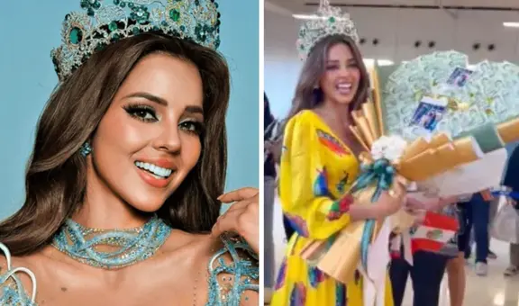 Luciana Fuster impactada al recibir un ramo con dinero tras llegar a Tailandia: fans la elogiaron