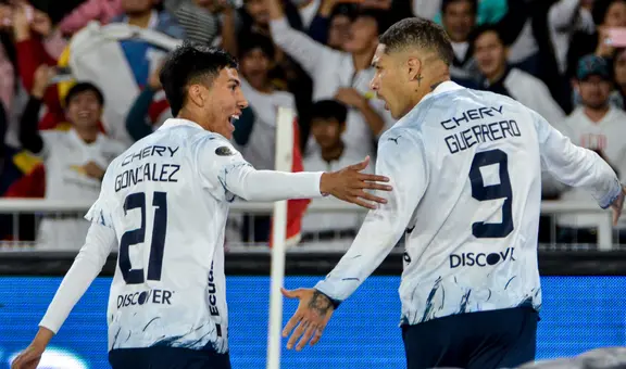 Con gol de Paolo Guerrero, LDU ganó 2-0 a Independiente del Valle y es puntero de la Liga Pro
