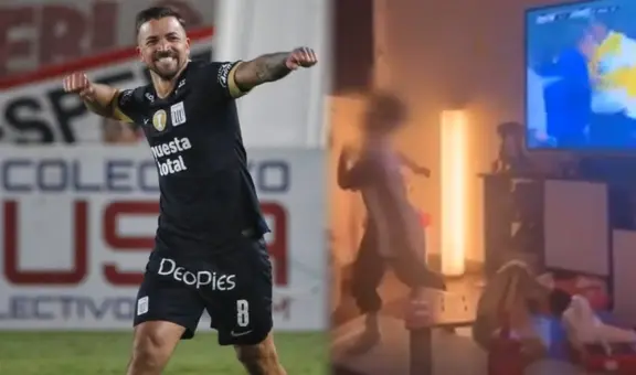 La emotiva celebración del hijo de Gabriel Costa tras el gol a la 'U': "Vamos, papá, confié en ti"