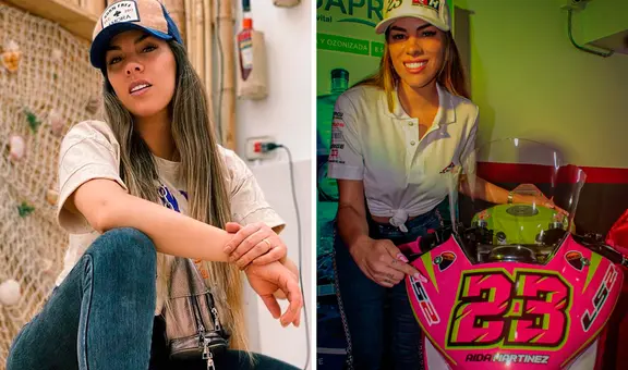 Aída Martínez: ¿qué carreras estudió la modelo y cómo fue su debut en el motociclismo?