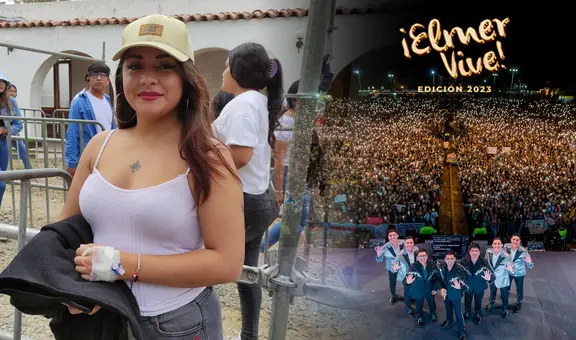 ¡No la detuvo! Fan llegó a concierto Elmer Vive del Grupo 5 con una sonda por problemas de salud