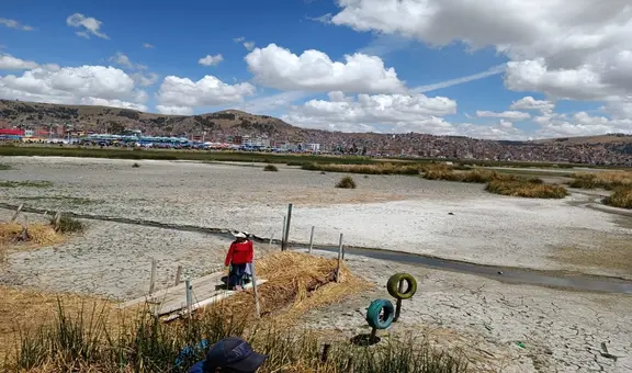 Puno: lago Titicaca redujo su nivel en más de dos metros de altura