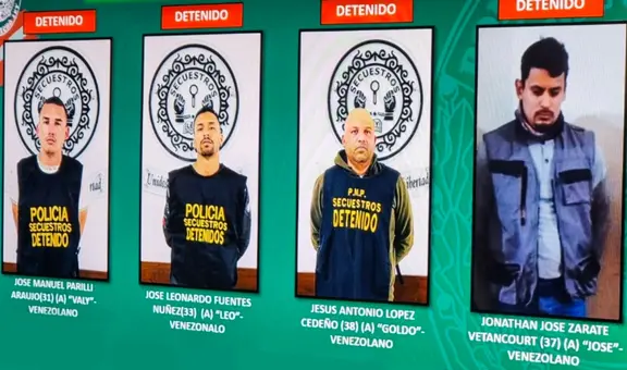 PNP captura a cuatro integrantes de banda Los Gallegos tras amenazar con matar a mototaxistas