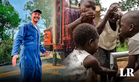 Youtuber MrBeast construye 100 pozos en África: más de 500.000 personas reciben agua potable