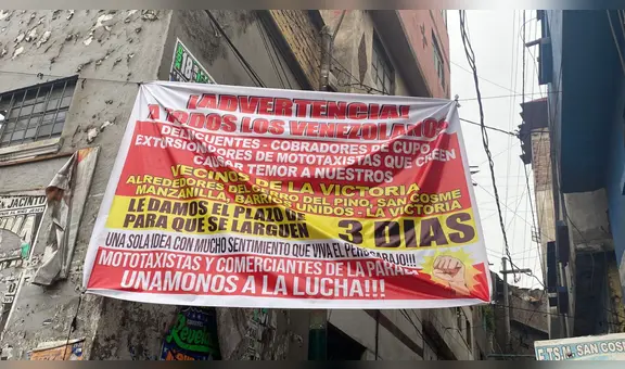 Vecinos del cerro San Cosme dan 'ultimátum' a extranjeros que se dediquen a delinquir