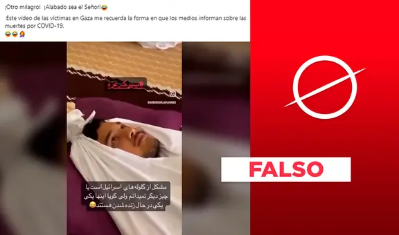 Este video no expone un montaje de 'víctimas en Gaza': fue grabado en agosto