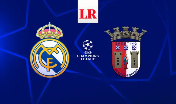Real Madrid vs. SC Braga EN VIVO: ¿a qué hora y en qué canal ver el partido por la Champions League?