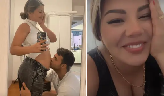 Estrella Torres reveló por qué Kevin Salas le besó la pancita: ¿qué dijo?