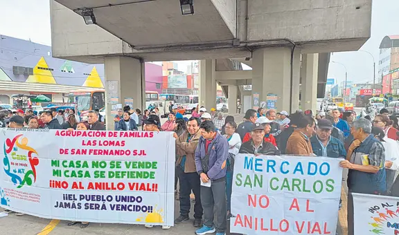 Vecinos de San Juan de Lurigancho rechazan proyecto Anillo Vial Periférico