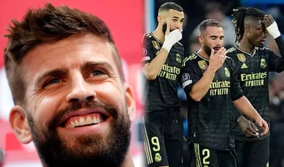 Gerard Piqué arremete contra el Real Madrid: "Su última Champions fue un milagro, nadie lo recuerda"