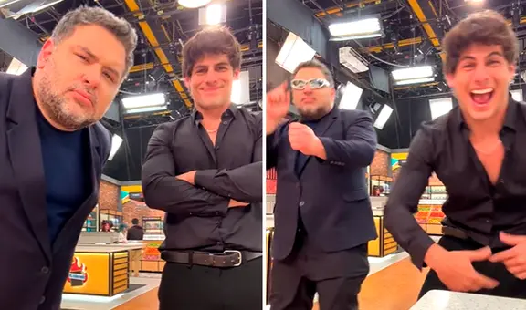 ¡Sucedió lo impensado! Javier Masías baila junto a Renato Rossini Jr. al estilo ‘Fenomenal”