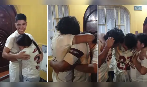 Piero Quispe y el emotivo momento que protagonizó con sus padres tras campeonar con la ‘U’: "Se lo merece"