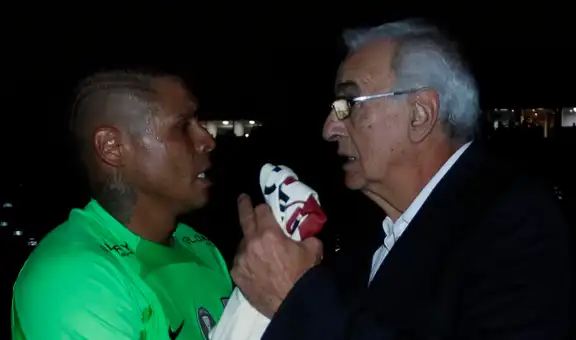 La emotiva conversación de Fossati y Campos durante el apagón en Matute tras el título de la 'U'