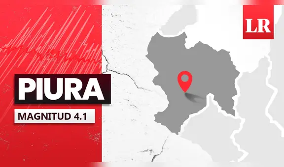 Temblor de magnitud 4.1 se registró hoy en Piura, según IGP