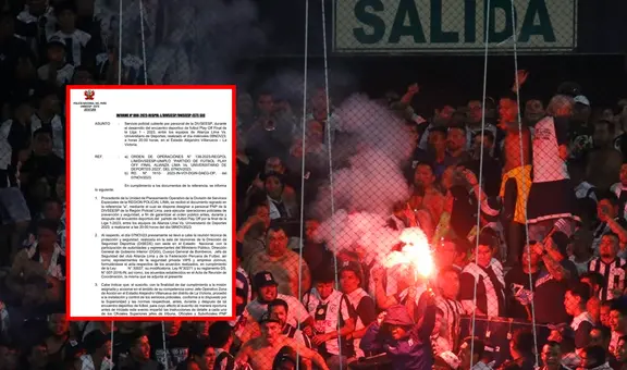 ¿Qué dice el informe de la PNP sobre el apagón en Matute por parte de Alianza Lima?