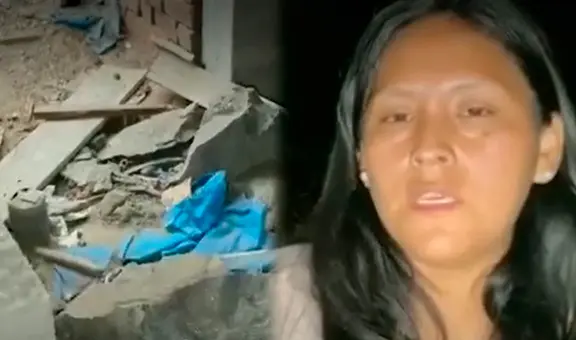 Enormes rocas cayeron sobre vivienda tras detonaciones en cerro en San Juan de Lurigancho