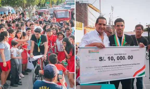 ¡Hijo predilecto! Medallista de oro Hugo Ruiz recibió S/10.000 tras reconocimiento en Piura