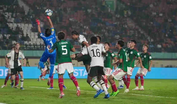México perdió 3-1 ante Alemania en el debut del Mundial sub-17
