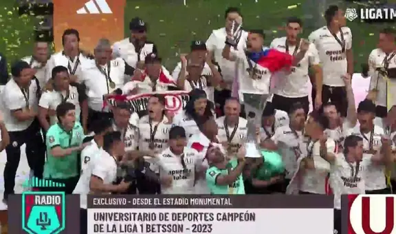 ¡Así celebró la 'U' el título 27! Cremas alzaron el trofeo en el Monumental tras el apagón en Matute