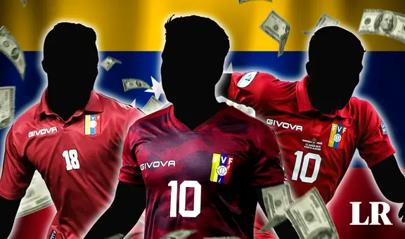 ¿Cuáles son los futbolistas de la Vinotinto con los salarios más altos?