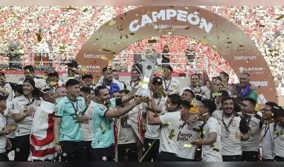 Universitario levantó el trofeo de la Liga 1 2023 en el Monumental ante más de 50.000 hinchas