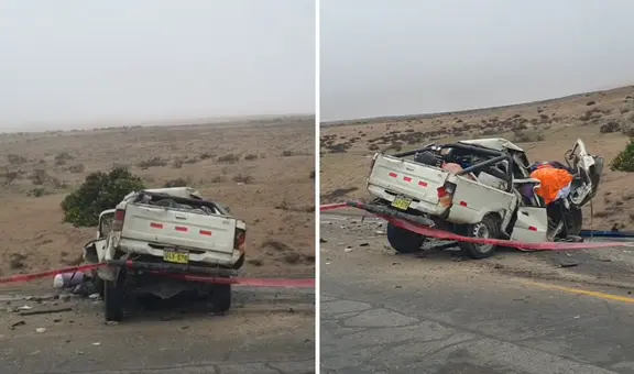 Moquegua: 5 fallecidos tras accidente de tránsito entre un camión cisterna y una camioneta