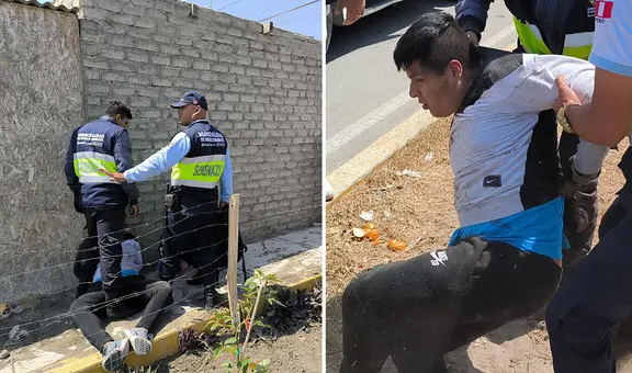 Asaltan en agente bancario en Áncash y la moto se les apagó en plena fuga: serenos los capturaron