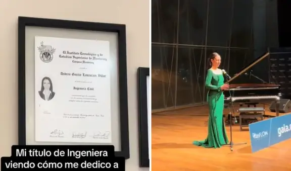 Mujer que se graduó como ingeniera civil sorprende con su segunda profesión: “Ganó la felicidad”