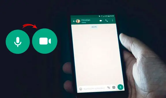 WhatsApp: ¿cómo cambiar el botón del micrófono por el de cámara que miles están usando?