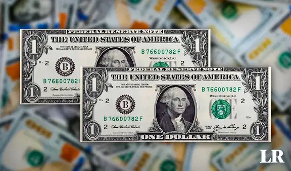 Estos son los billetes ‘gemelos’ de 1 dólar por el que puedes ganar más de US$150.000