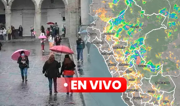 Lluvias en Perú EN VIVO: reportan moderadas precipitaciones en 13 regiones, según Senamhi