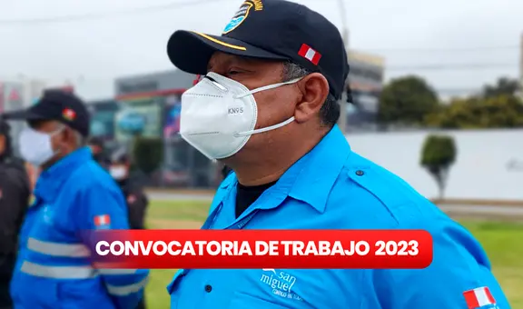 ¿Buscas trabajo? Municipalidad de San Miguel ofrece 89 empleos con sueldos de hasta S/4.800